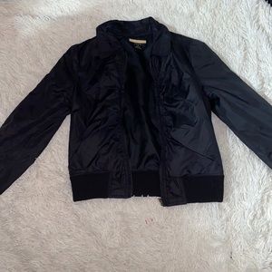 black bomber jacket !